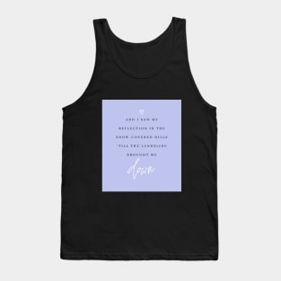 Landslide Lyrics Tank Top